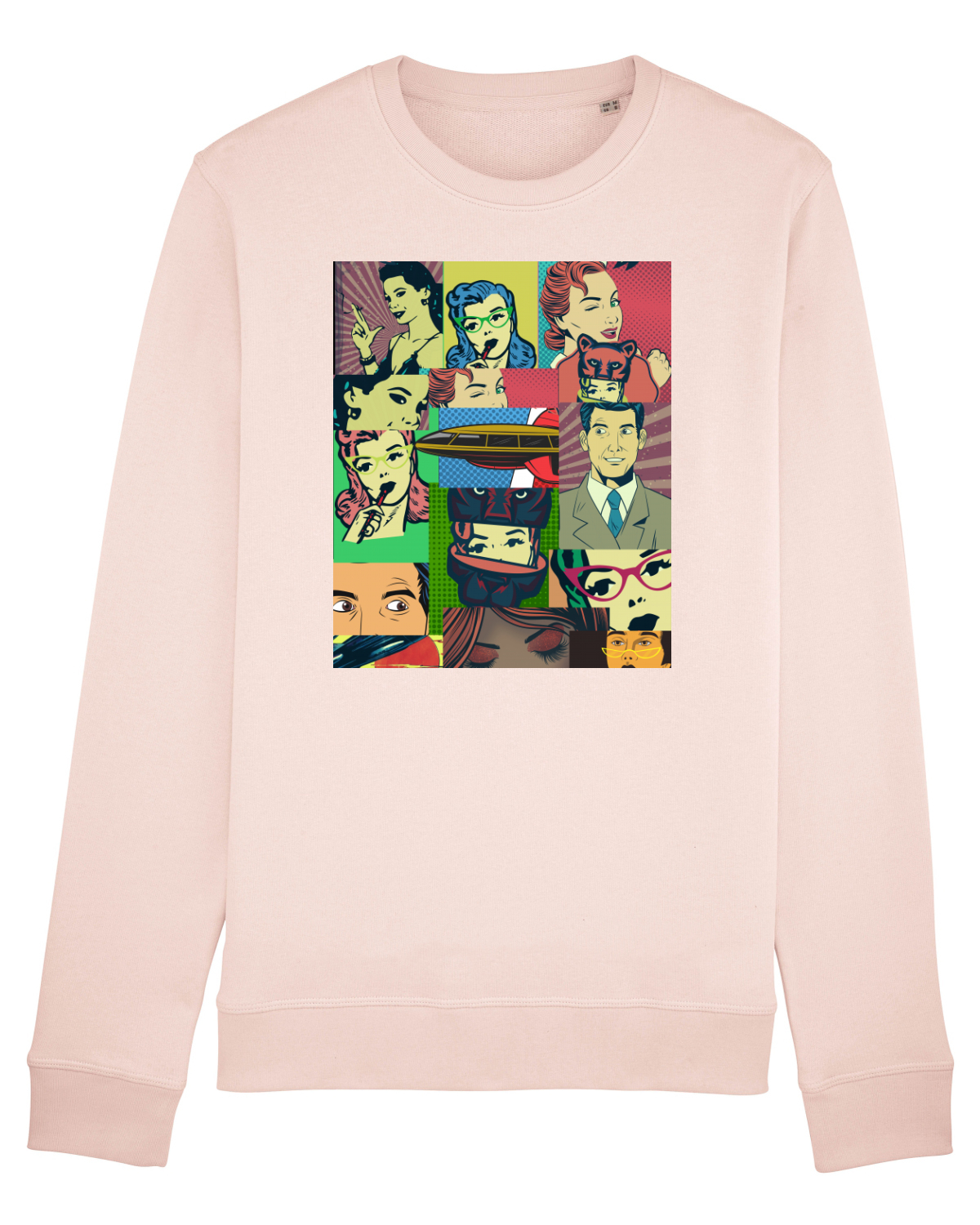 Bluză mânecă lungă Unisex Rise Candy Pink