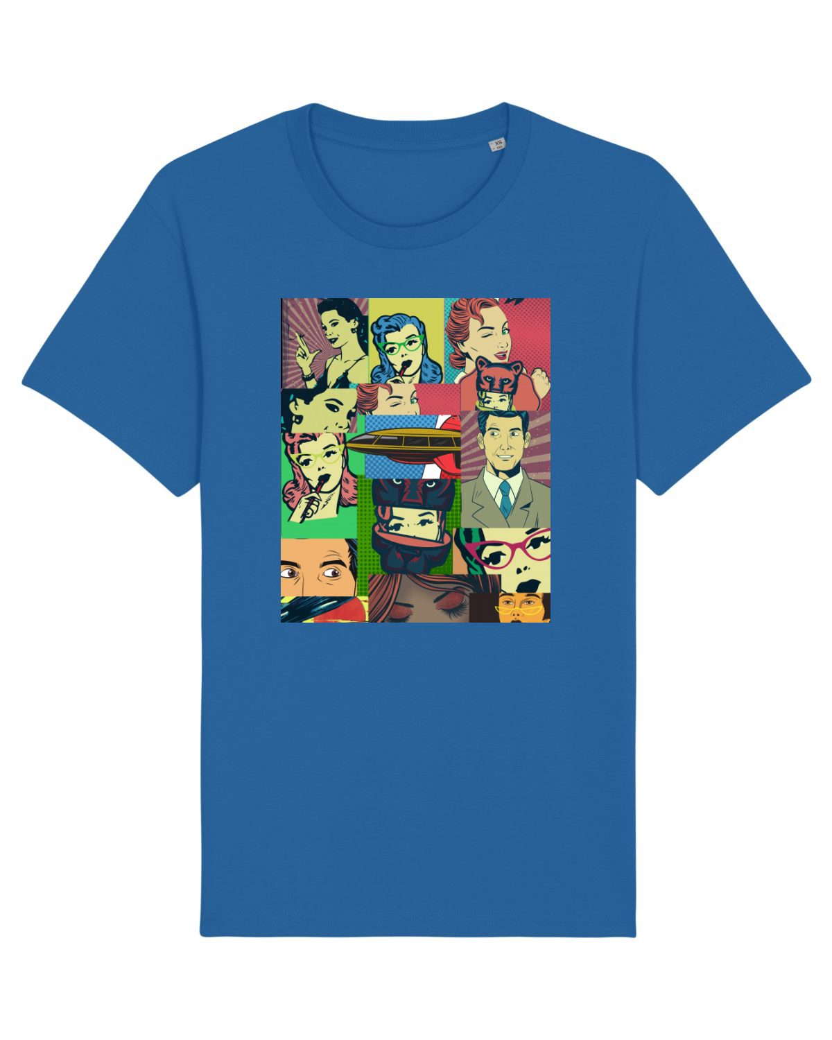 Tricou mânecă scurtă Unisex Rocker Royal Blue