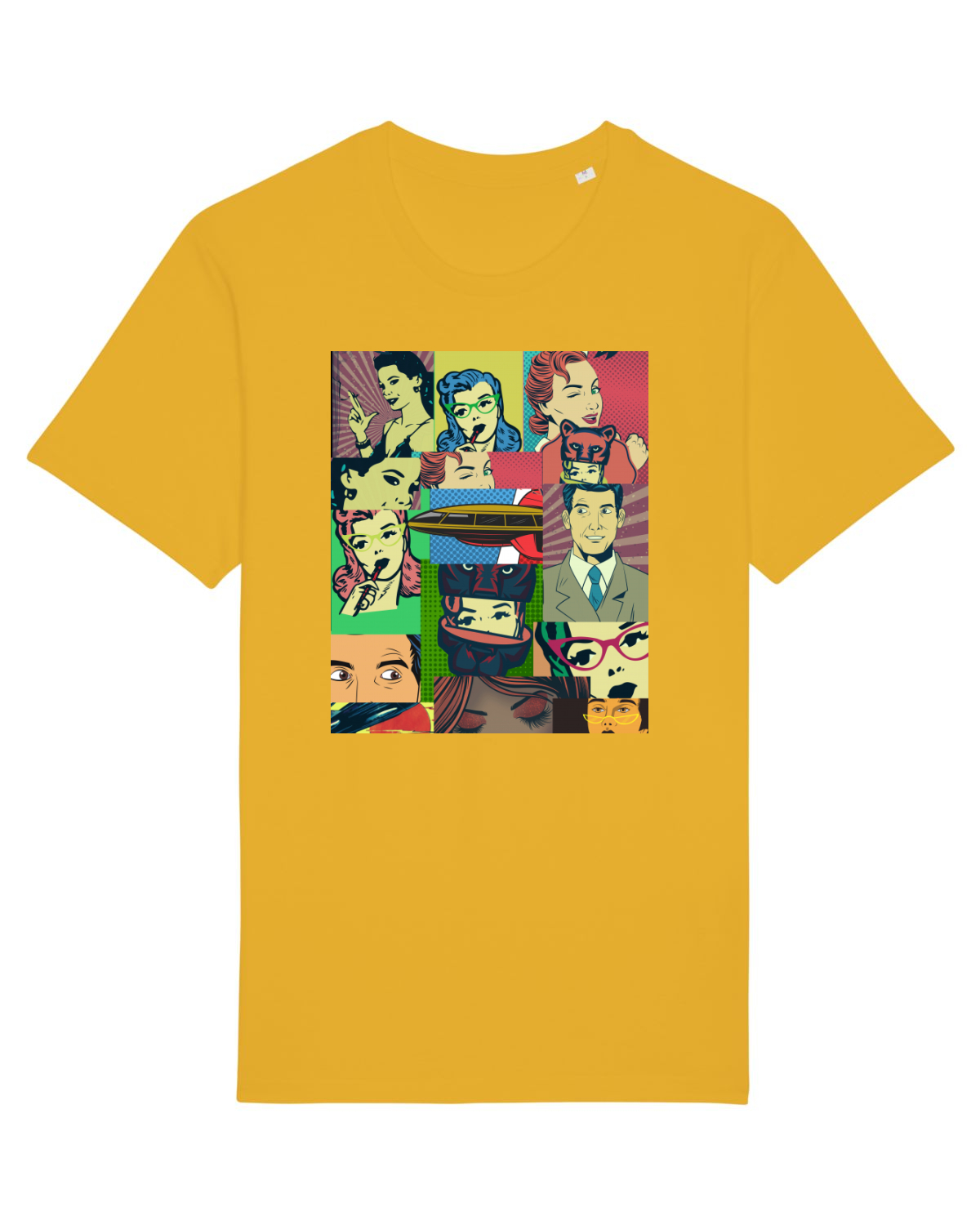 Tricou mânecă scurtă Unisex Rocker Spectra Yellow