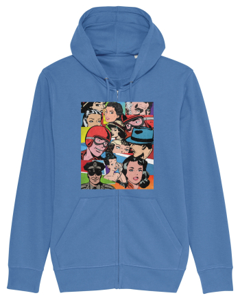 Pop Art  Comic Book Bright Blue