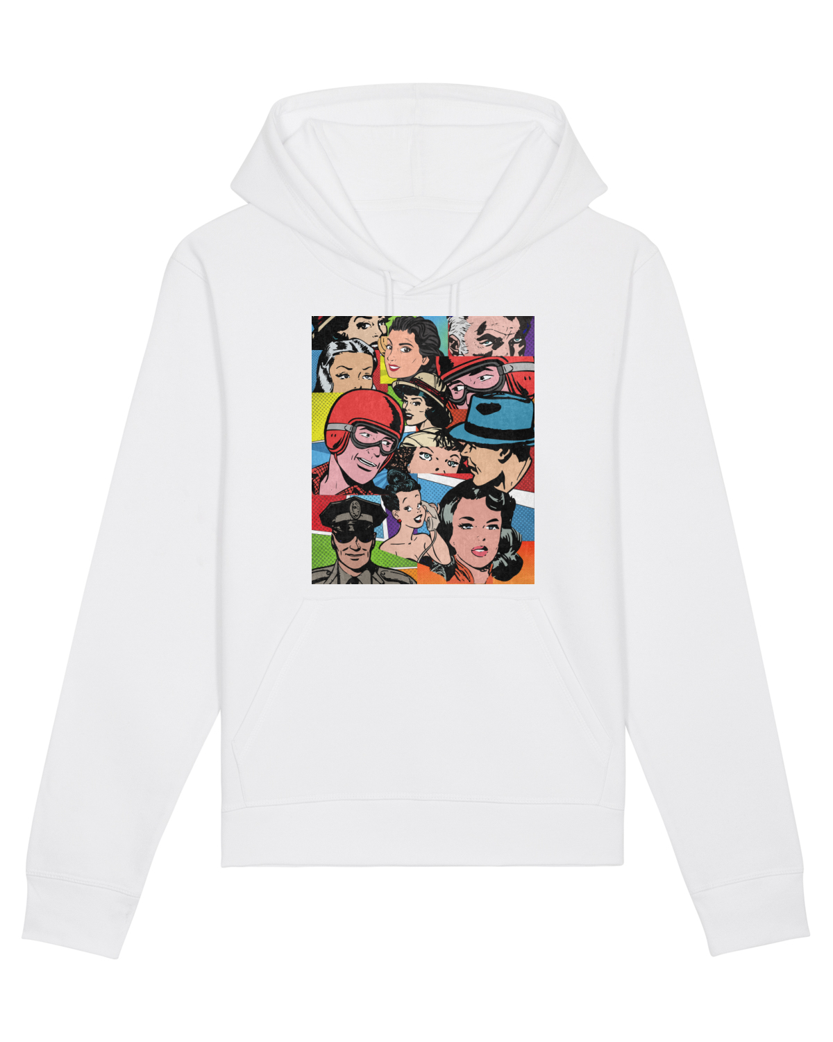 Hanorac Unisex Drummer White