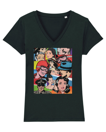 Pop Art  Comic Book Black