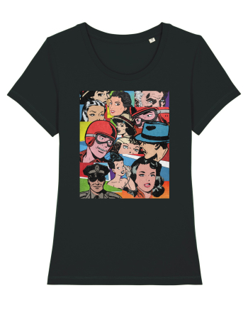 Pop Art  Comic Book Black