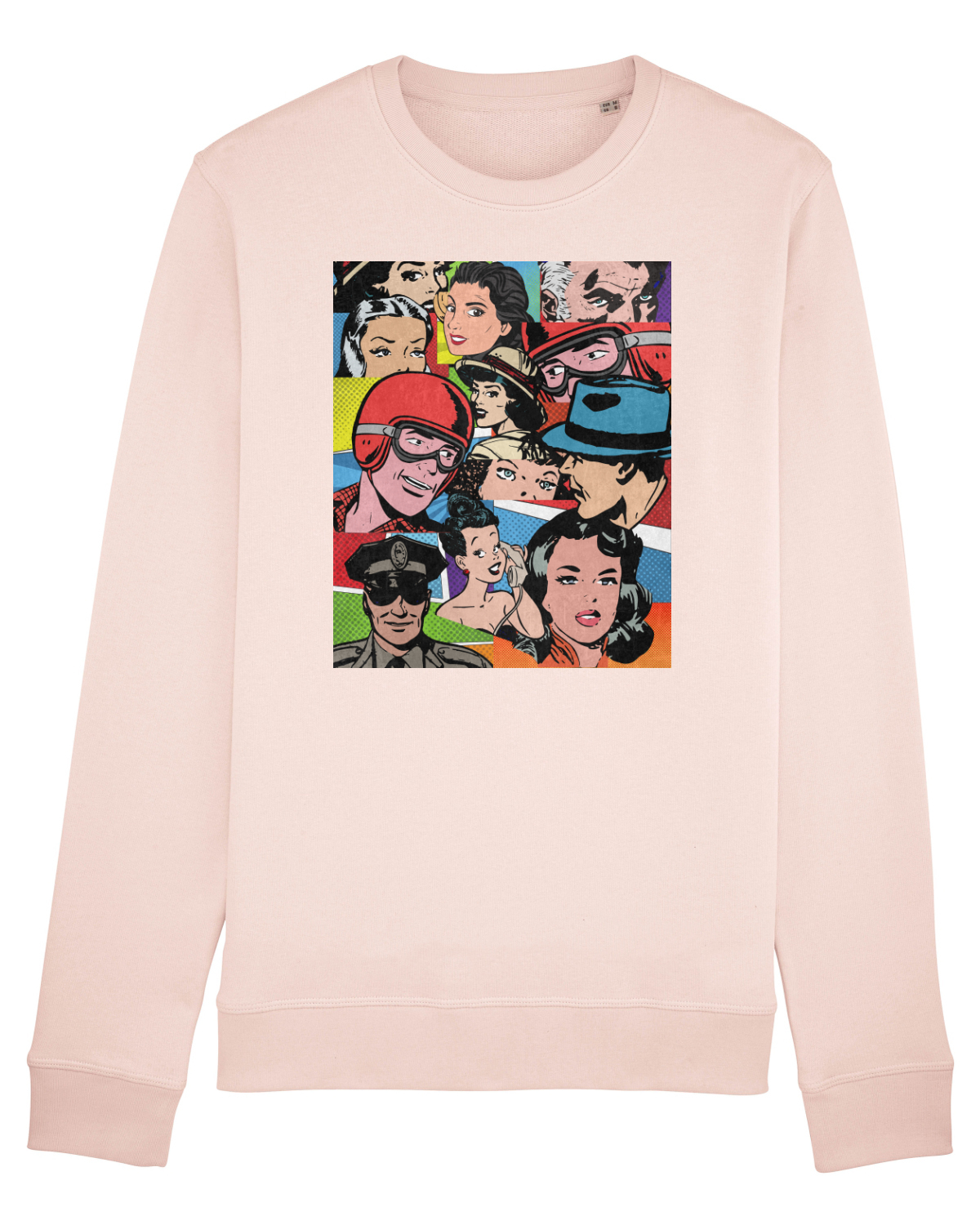 Bluză mânecă lungă Unisex Rise Candy Pink