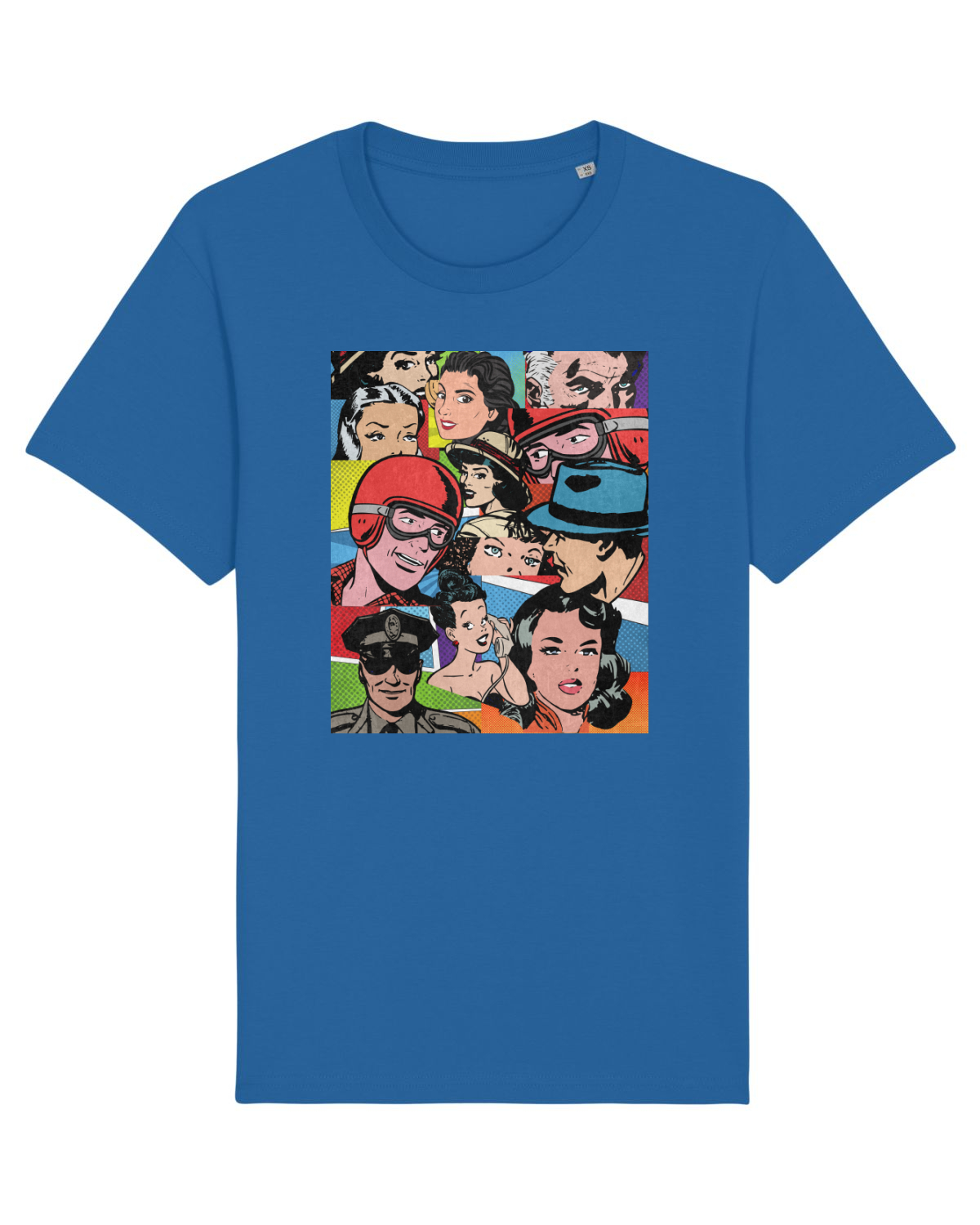 Tricou mânecă scurtă Unisex Rocker Royal Blue