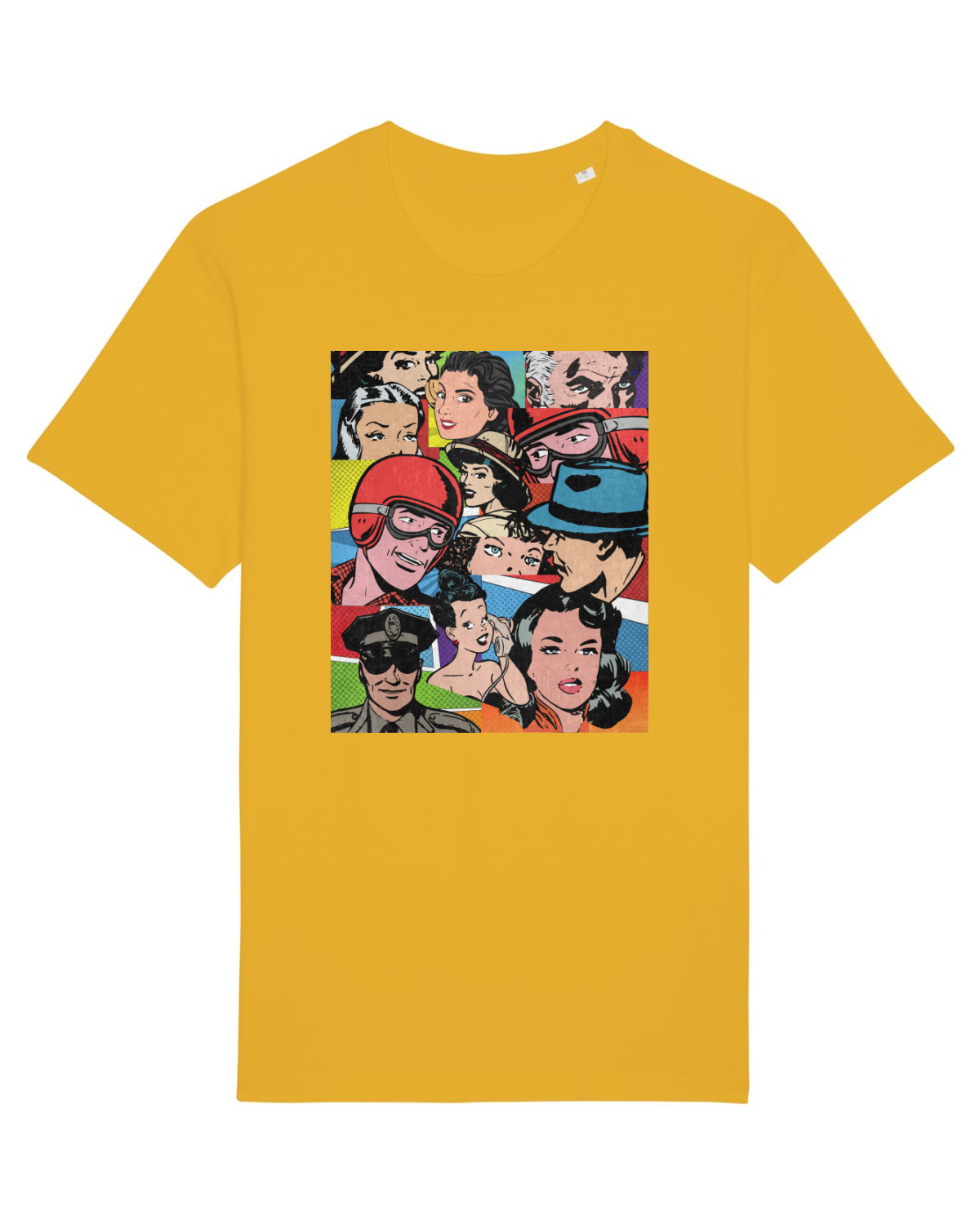 Tricou mânecă scurtă Unisex Rocker Spectra Yellow
