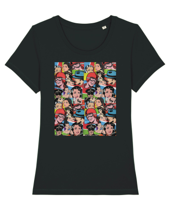 Pop Art  Comic Book Black