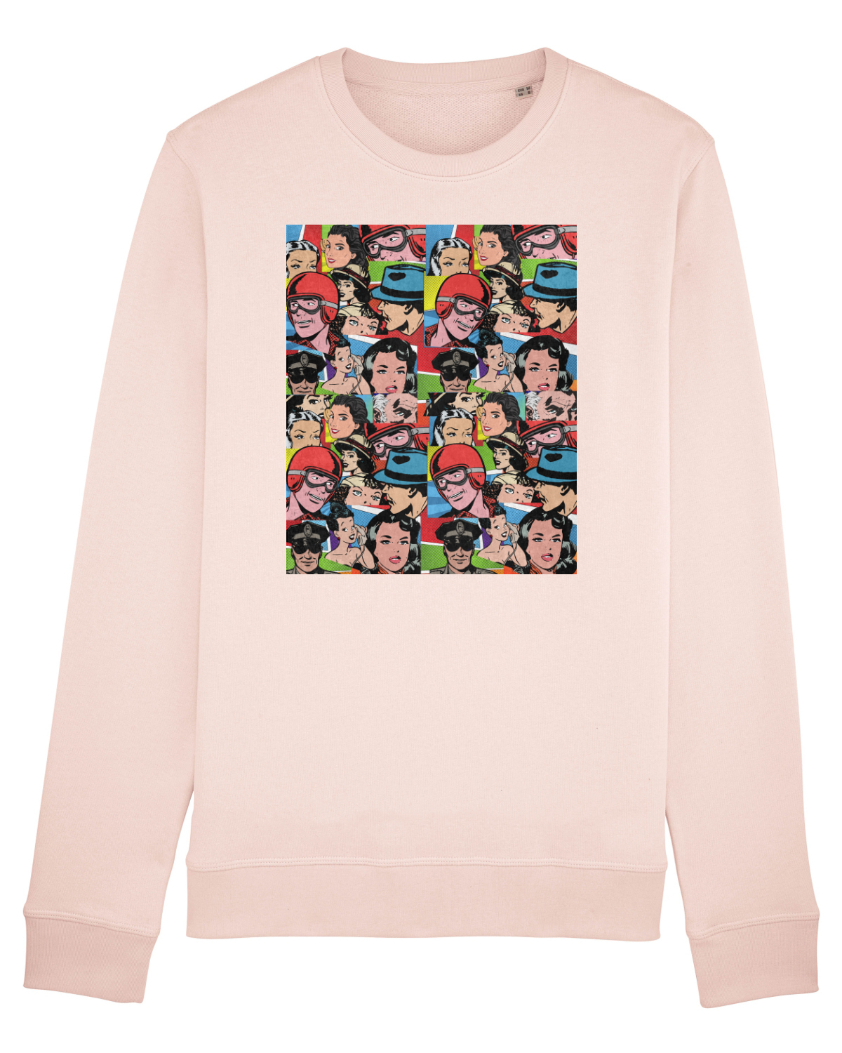 Bluză mânecă lungă Unisex Rise Candy Pink