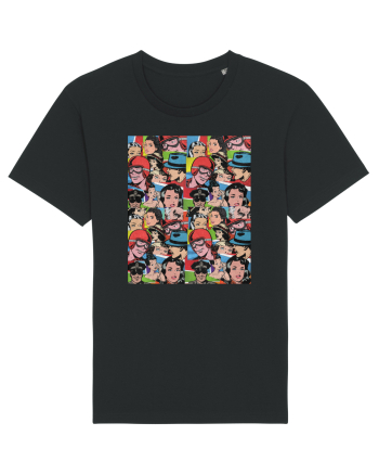 Pop Art  Comic Book Black