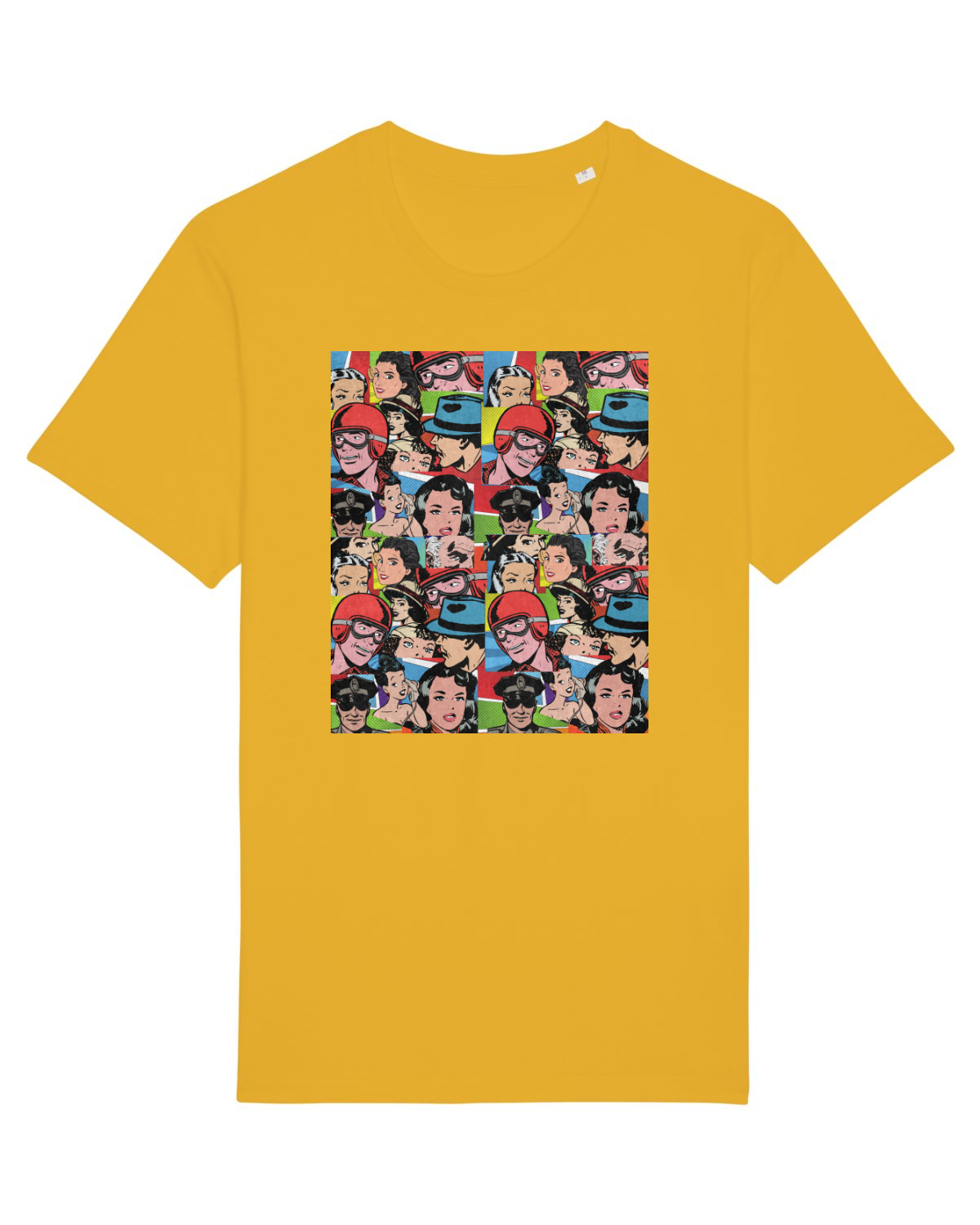 Tricou mânecă scurtă Unisex Rocker Spectra Yellow