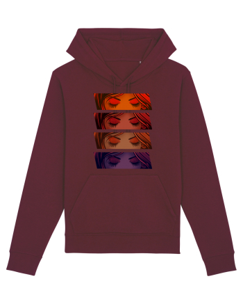 Pop Art  Comic Book Burgundy
