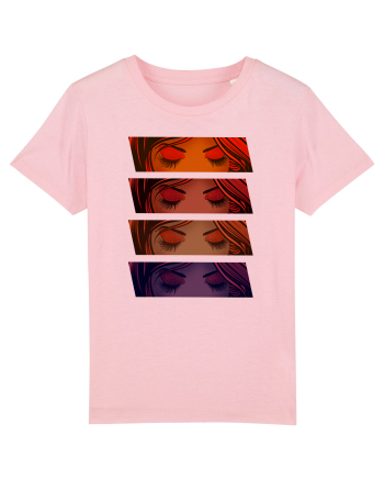 Pop Art  Comic Book Cotton Pink