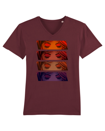 Pop Art  Comic Book Burgundy