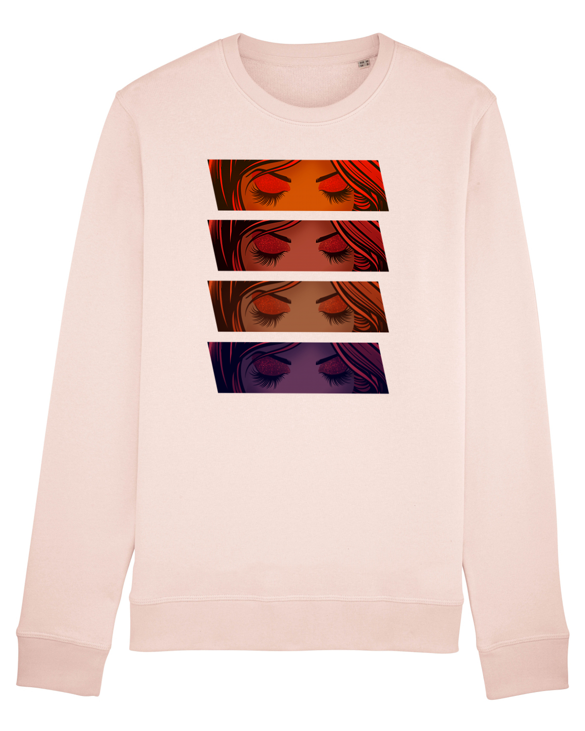 Bluză mânecă lungă Unisex Rise Candy Pink