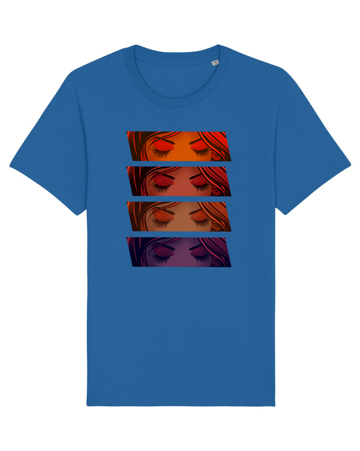 Tricou mânecă scurtă Unisex Rocker Royal Blue