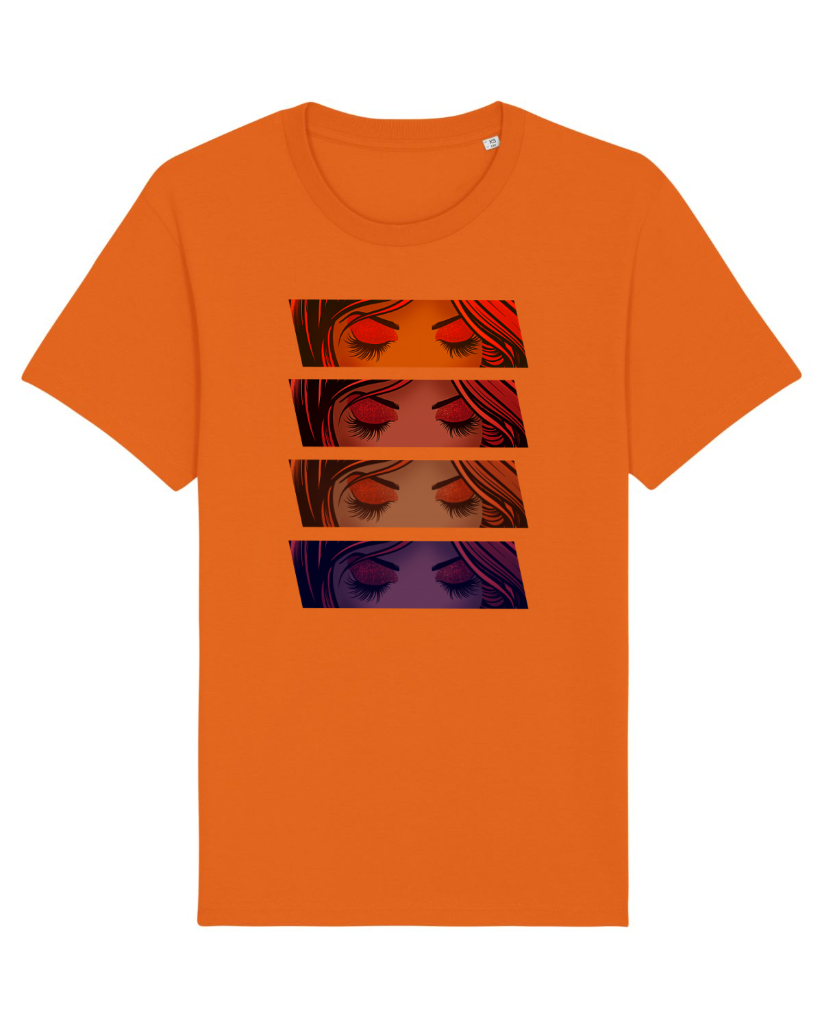 Tricou mânecă scurtă Unisex Rocker Bright Orange