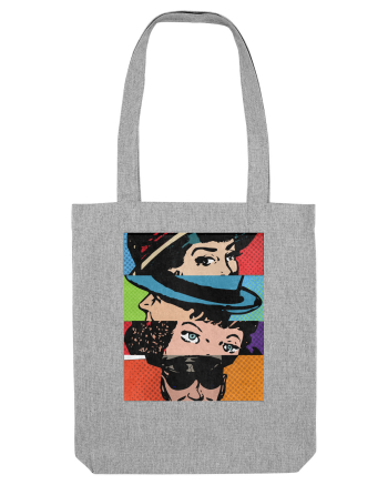 Pop Art  Comic Book Heather Grey