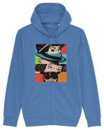 Pop Art  Comic Book Hanorac cu fermoar Unisex Connector