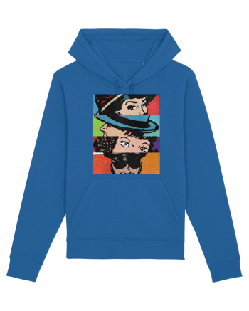 Pop Art  Comic Book Royal Blue