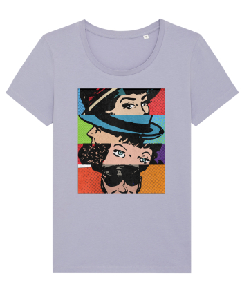 Pop Art  Comic Book Lavender