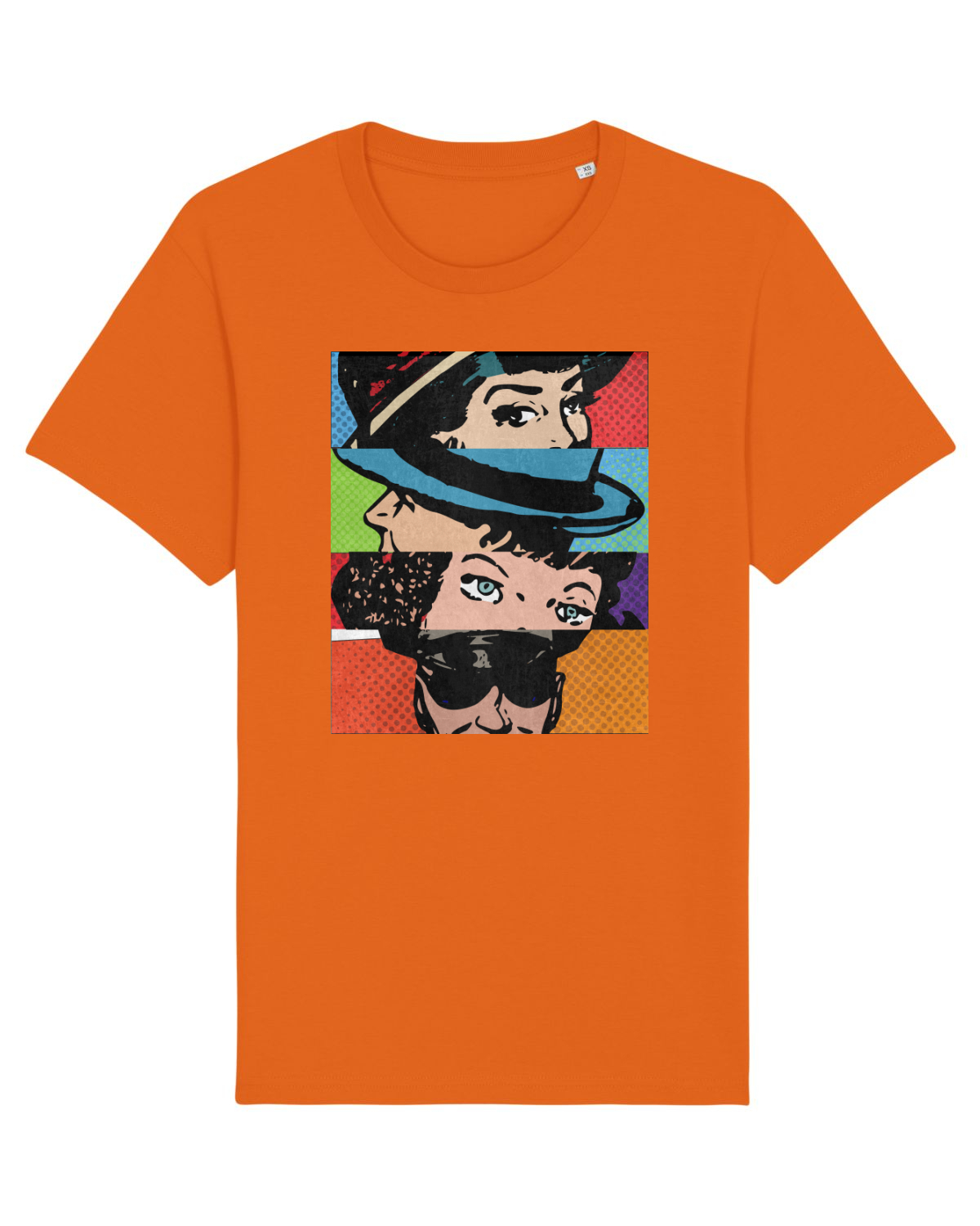 Tricou mânecă scurtă Unisex Rocker Bright Orange