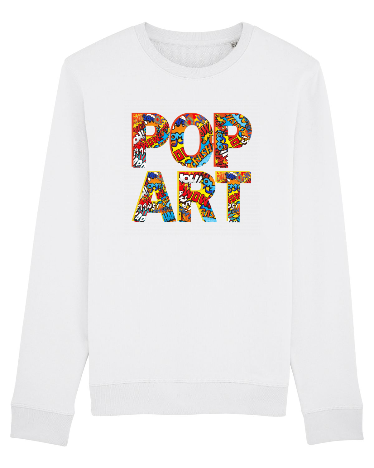 Bluză mânecă lungă Unisex Rise White