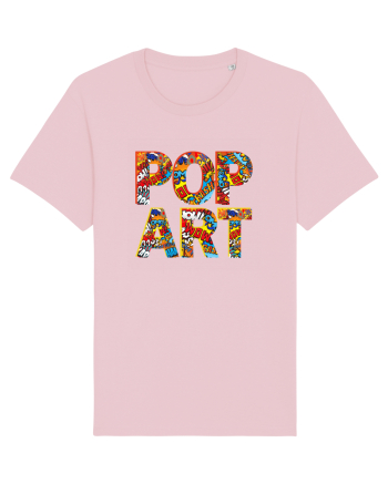 Pop Art  Comic Book Cotton Pink