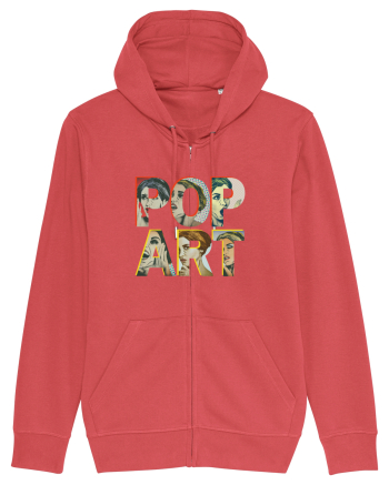 Pop Art  Comic Book Carmine Red