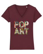 Pop Art  Comic Book Tricou mânecă scurtă guler V Damă Evoker
