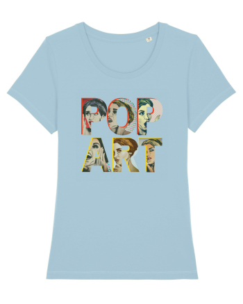 Pop Art  Comic Book Sky Blue