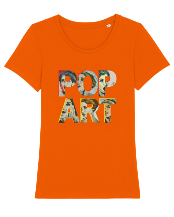 Pop Art  Comic Book Bright Orange