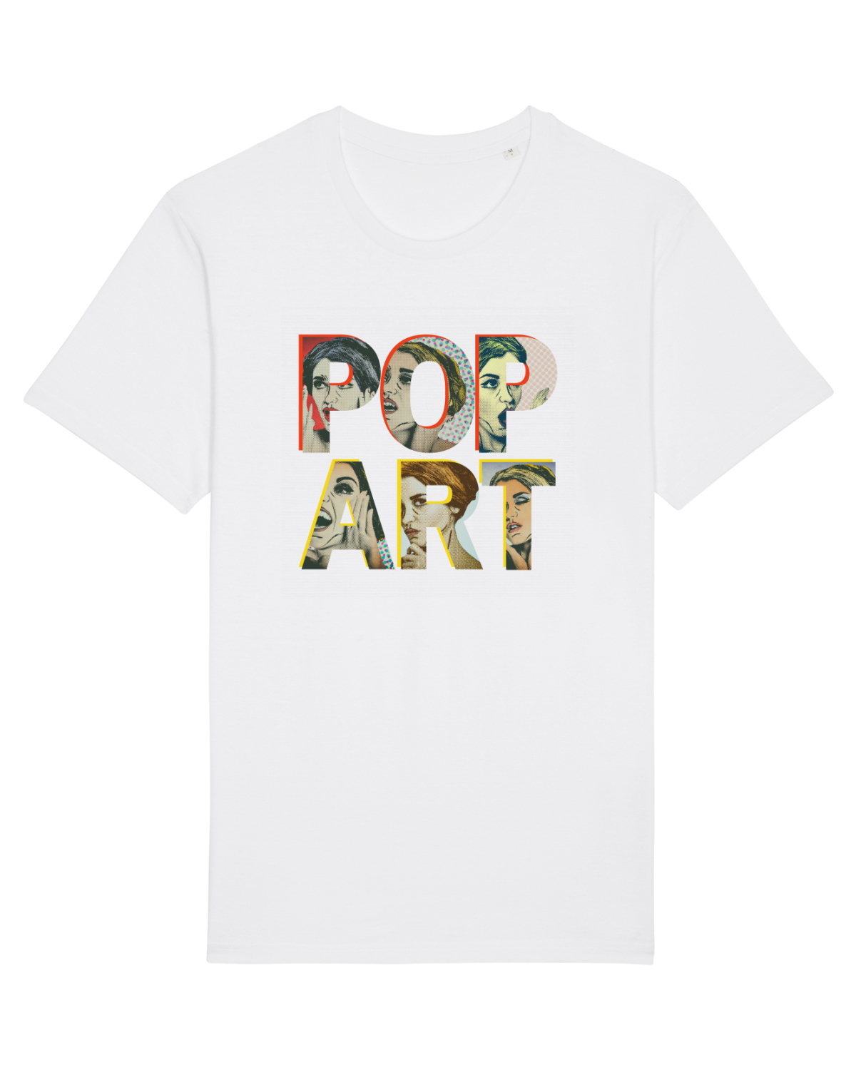 Tricou mânecă scurtă Unisex Rocker White