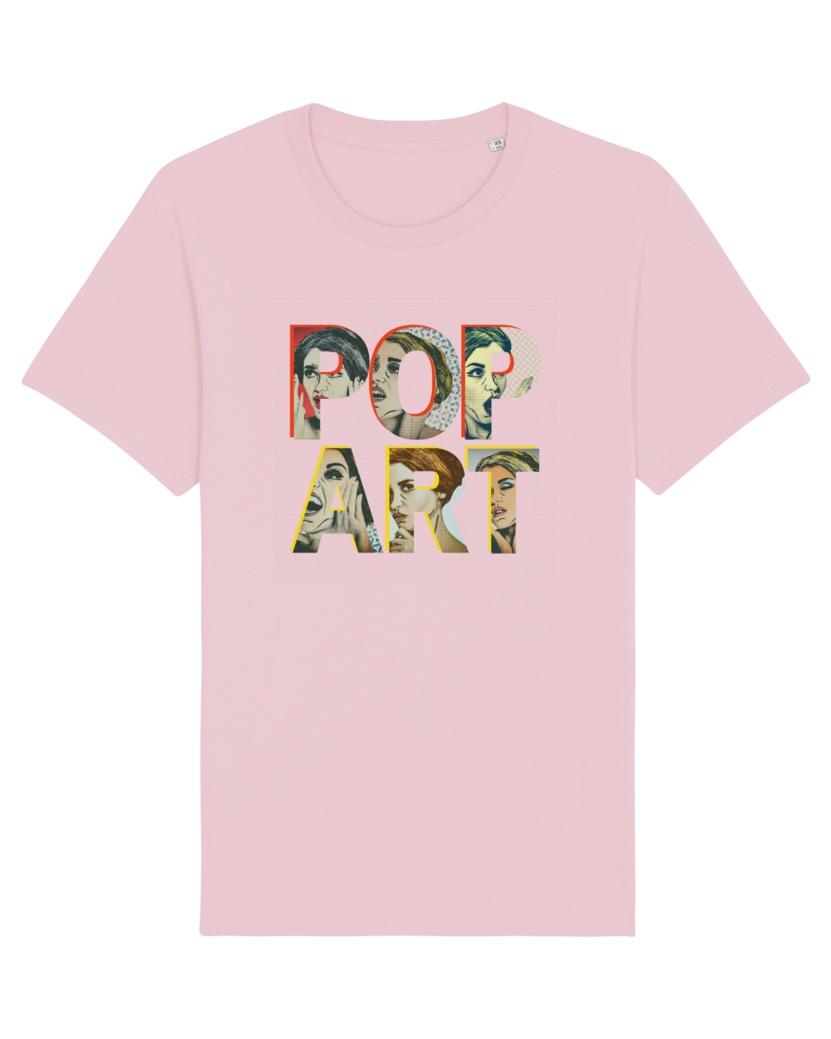Tricou mânecă scurtă Unisex Rocker Cotton Pink
