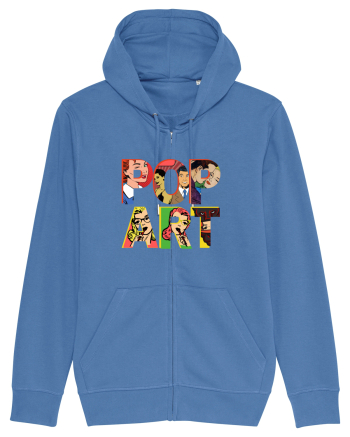 Pop Art  Comic Book Bright Blue