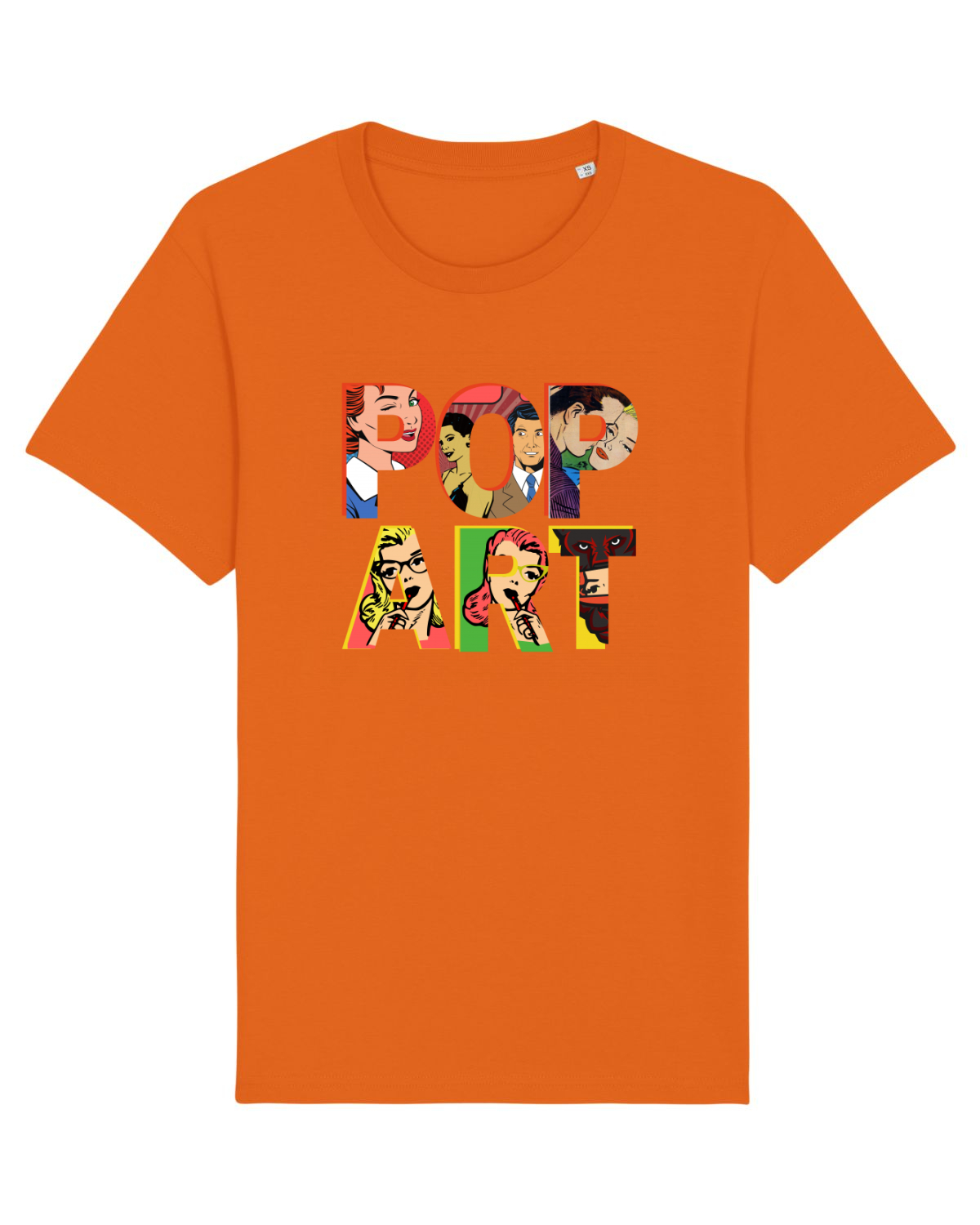 Tricou mânecă scurtă Unisex Rocker Bright Orange