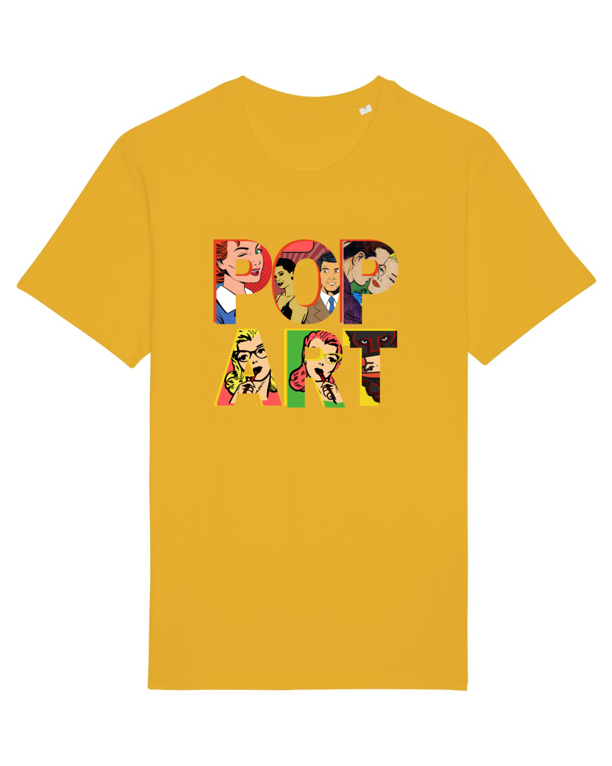 Tricou mânecă scurtă Unisex Rocker Spectra Yellow
