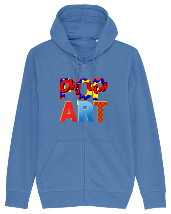 Pop Art  Comic Book Bright Blue