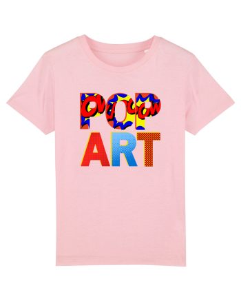 Pop Art  Comic Book Cotton Pink