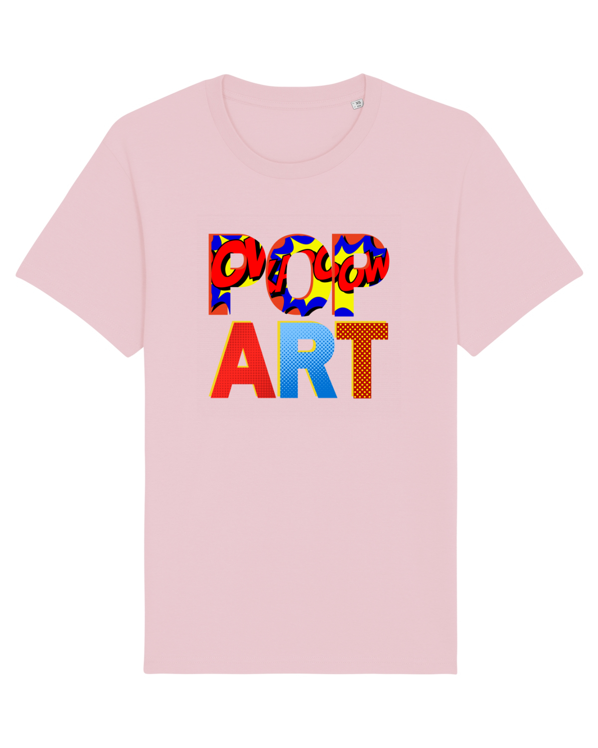 Tricou mânecă scurtă Unisex Rocker Cotton Pink