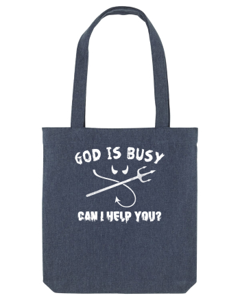 God is busy. Midnight Blue