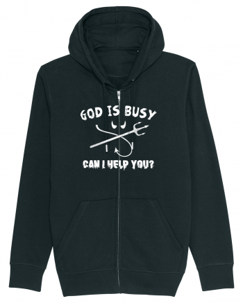 God is busy. Black