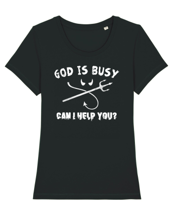 God is busy. Black