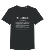 Influencer Tricou mânecă scurtă guler larg Bărbat Skater