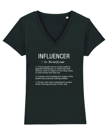 Influencer Funny Black