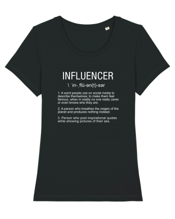 Influencer Funny Black