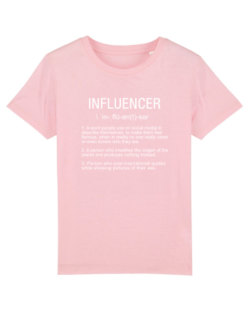 Influencer Funny Cotton Pink