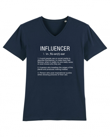 Influencer Funny French Navy