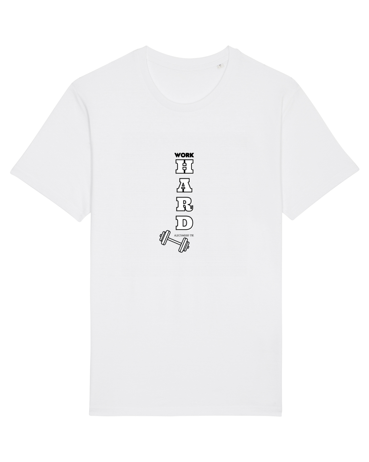 Tricou mânecă scurtă Unisex Rocker White
