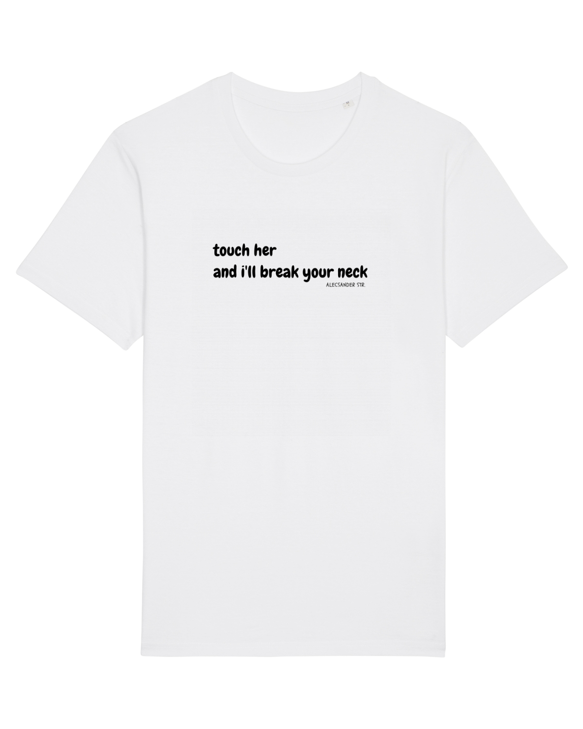 Tricou mânecă scurtă Unisex Rocker White