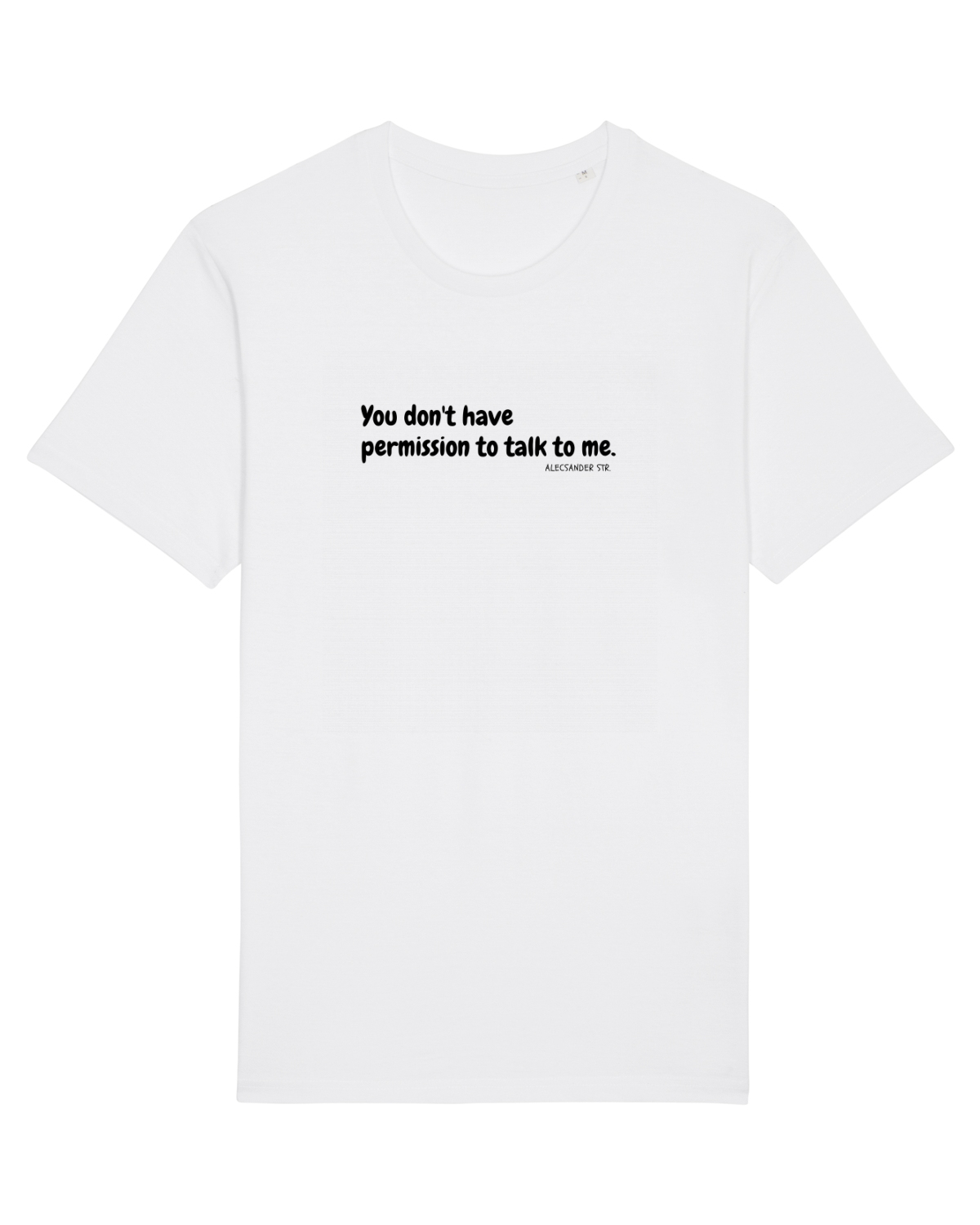 Tricou mânecă scurtă Unisex Rocker White